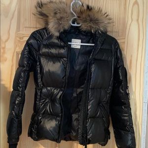 Black winter jacket size 12